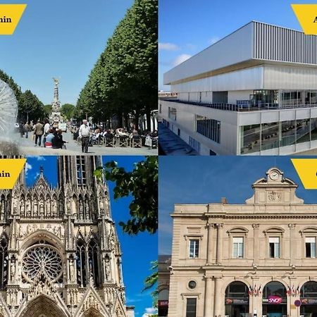 Forum Champagne Grand T2 Climatise Vue Cathedrale Reims Exteriör bild